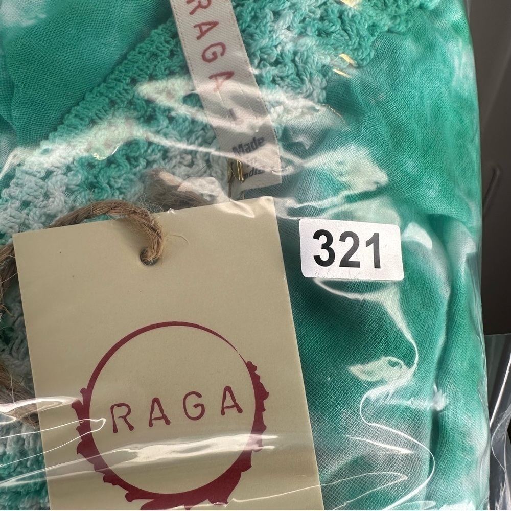 NWT RAGA X Anthropology Tie Dye Pintuck Babydoll Mini Dress Size Large - Picture 10 of 10